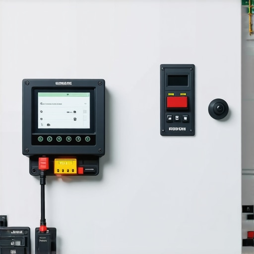 A high-tech smart electrical panel with monitoring features and grounding enhancements.