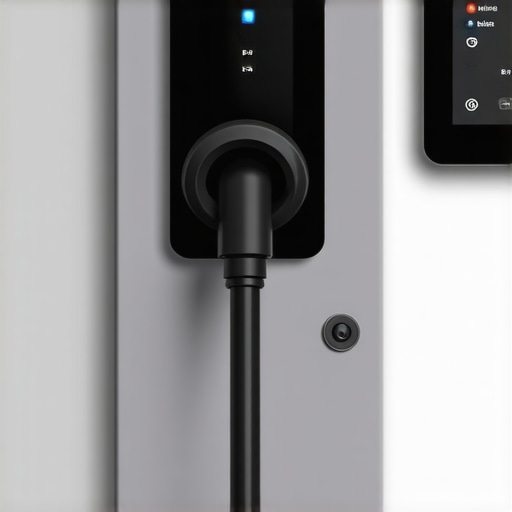 Modern smart electrical panel with integrated load management for safe EV charging