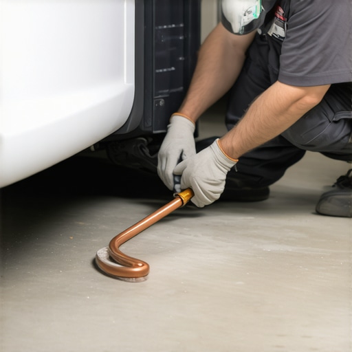 Electrician using a conduit bender to create a code-compliant sweep for EV charger wiring.