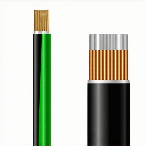 Comparison of real vs fake EV cable internals Close-up showing the difference in copper wire thickness between high-quality and counterfeit EV chargers.