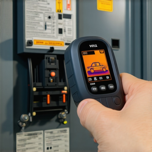 Detecting Overheating Breakers with Thermal Imaging Thermal imaging of an electrical panel during EV charging showing heat signatures of breakers.