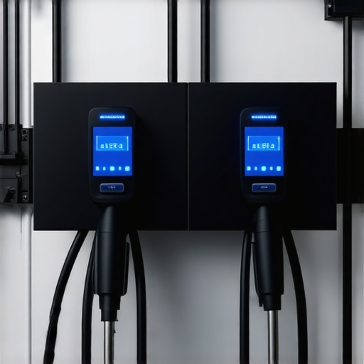 A professional dual EV charger installation with a dedicated subpanel for load balancing two vehicles.