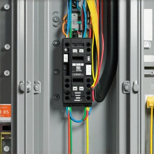 A close-up of a residential electrical panel with a new double-pole circuit breaker installed for an EV charger.
