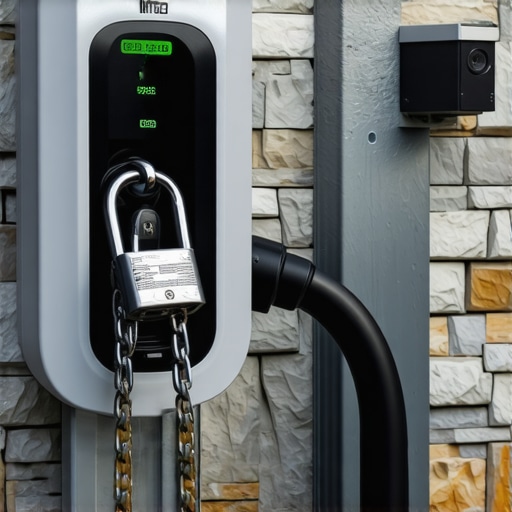 How to secure your outdoor charger against theft