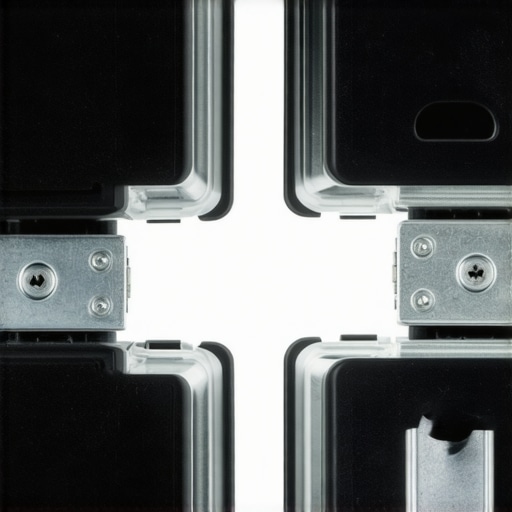 Comparison between an industrial NEMA 14-50 outlet and a standard residential version.