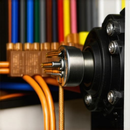 An electrician installing a heavy-duty NEMA 14-50 receptacle for safe EV charging