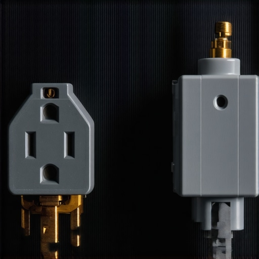 Comparison of heavy-duty industrial EV outlet and cheap residential version showing thermal resistance features.