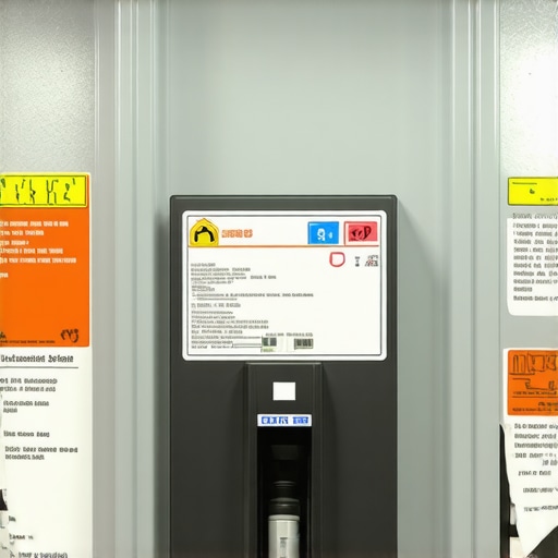 Close up of a 60-amp EV charger circuit breaker in a home electrical panel