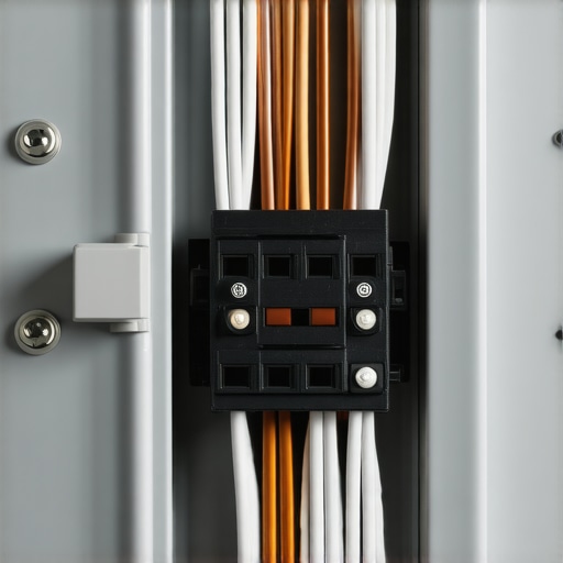 A detailed view of secure neutral wire connections inside a residential electrical panel to ensure EV charger safety.