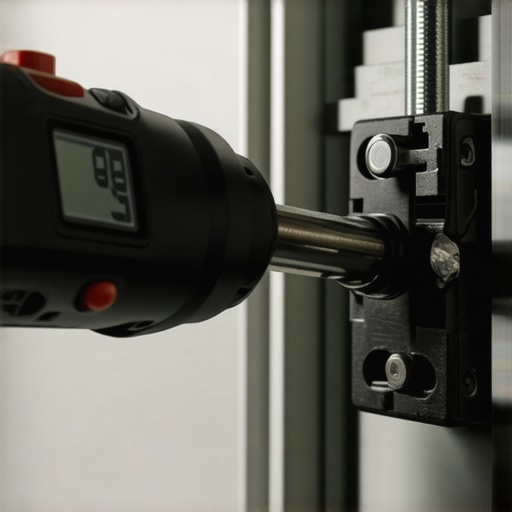 An electrician using a torque wrench to ensure a code-compliant EV charger installation.