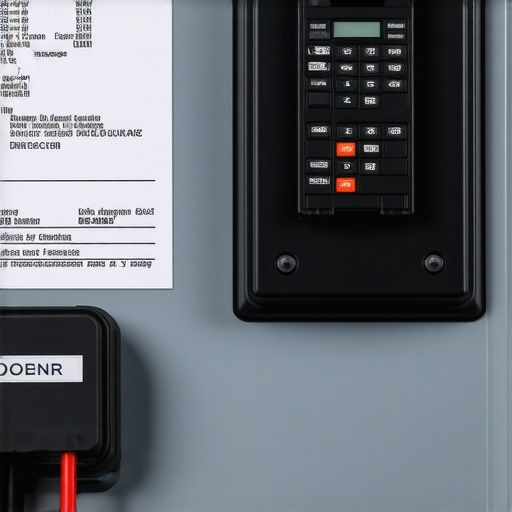 A neatly labeled electrical panel directory featuring a dedicated EV charger circuit.