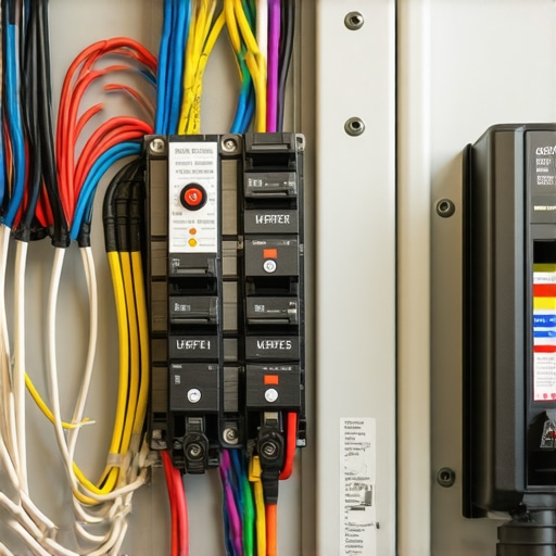 Close-up of a residential electrical panel with a dedicated 60-amp breaker for an EV charger