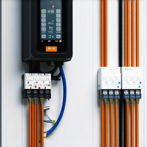 A smart load management sensor installed in a residential electrical panel to prevent EV charger overloads.