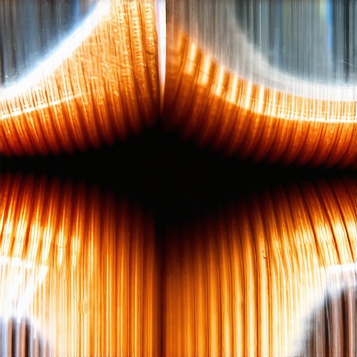 Inside view of electrical conduit showing code-compliant 40 percent wire fill