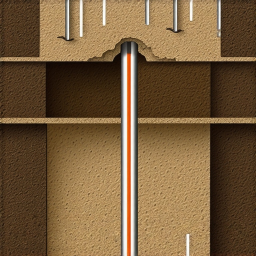 Diagram showing 18-inch burial depth for PVC conduit in a residential electrical installation.