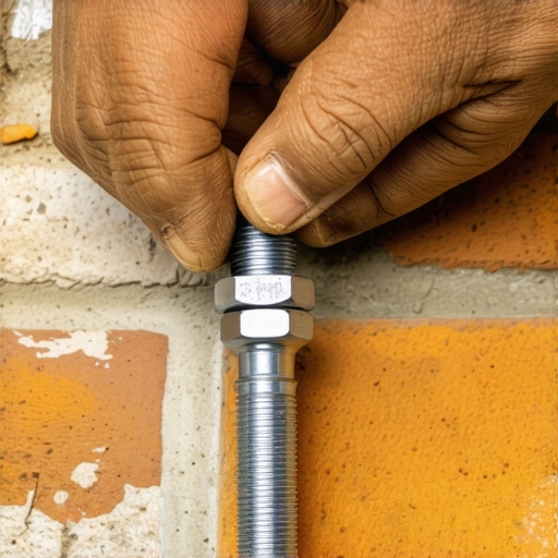 A person assembling waterproof electrical conduit connectors for an outdoor EV charger installation.