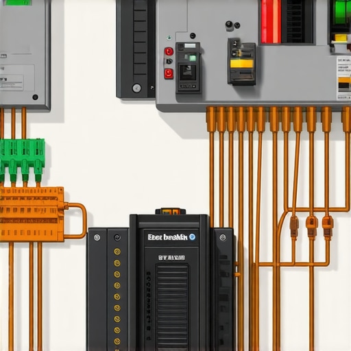 A professional electrical panel installation showing clear labels for a dedicated electric vehicle charging circuit.