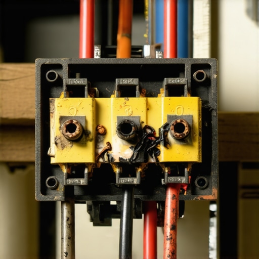 Close-up of burnt wiring and melted plastic inside a secondhand EV charger
