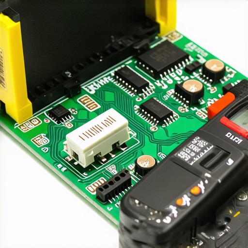 Technician using a multimeter to check continuity on an internal fuse within an electric vehicle charging station motherboard.