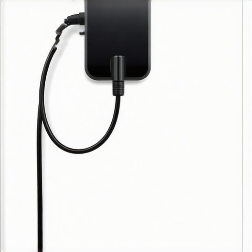 The best height for a wall-mounted charger to avoid cord strain