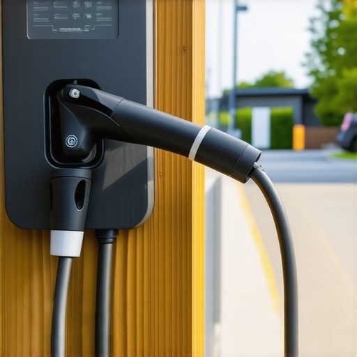 The rules for mounting an EV charger on a wooden post