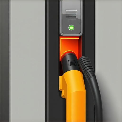 A thermal camera detecting a hot breaker in an electrical panel during charging.