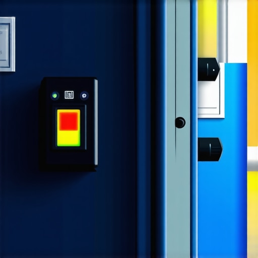 A thermal camera view showing significant heat generation at a circuit breaker while charging an electric vehicle.