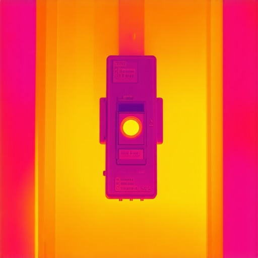 Thermal Inspection of EV Charging Circuit A thermal camera view identifying heat patterns on an EV charger circuit breaker to prevent electrical failure.