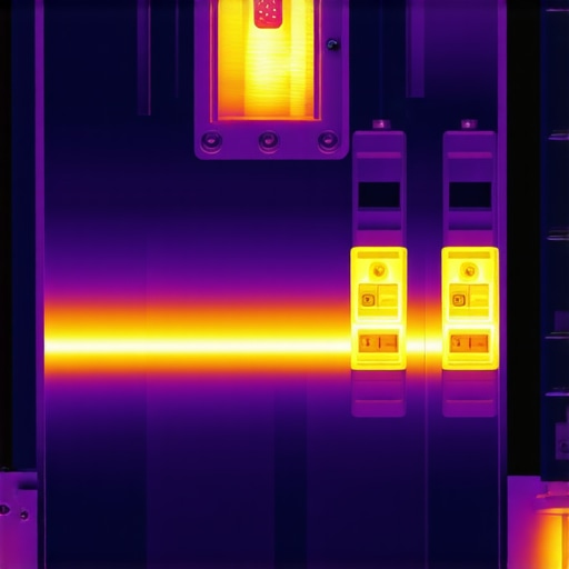 Detecting EV charger heat with a thermal camera inside a residential electrical panel