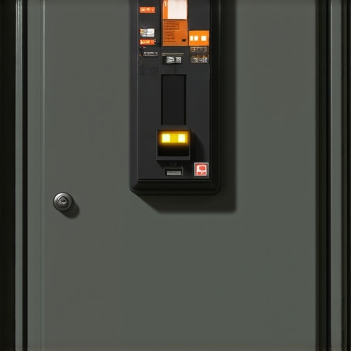 A thermal camera view of an electrical panel showing high heat levels on an EV charging breaker.